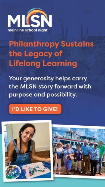 This holiday season, we’re especially grateful for the community that makes Main Line School Night possible. Every class, conversation, and shared experience is powered by supporters who believe in lifelong learning and meaningful connection.If you’re feeling generous this season, please consider a gift to help sustain the programs that bring our community together. Click https://bit.ly/3Mv6szV to make a gift today.
•
•
•
#MainLineSchoolNight #MLSN #HolidayGiving #SeasonOfGiving #LifelongLearning #AdultLearning #Community #Nonprofit #AnnualAppeal #GiveBack #MainlinePA #RadnorPA #VillanovaPA #ArdmorePA #DelcoPA