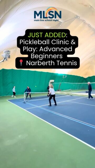 Ready to level up your Pickleball game? Join our Advanced Beginners class at Narberth tennis starting Monday 1/5/26. Sharpen your serve, improve your court positioning, and build confidence with every rally. Seats are selling fast, click https://bit.ly/3MECDNr to reserve your spot! 
•
•
•
#MainLineSchoolNight #MLSN #LifelongLearning #BOTML #AdultClasses #ThingsToDo #Fun #Learning #AdultLearning #Nonprofit #Pickleball #MLSNClasses #Community #Connection #MainlinePA #RadnorPA #VillanovaPA #ArdmorePA #NarberthPA #DelcoPA