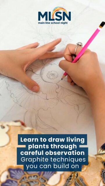 Join us in class starting Tuesday 2/24 to explore drawing from nature, experiment with watercolor through hue and value, and develop beautiful botanical illustrations one layer at a time. Click https://bit.ly/4r3IYS4 to register! 
•
•
•
#mainlineschoolnight #MLSN #lifelonglearning #mainlinepa #delcopa