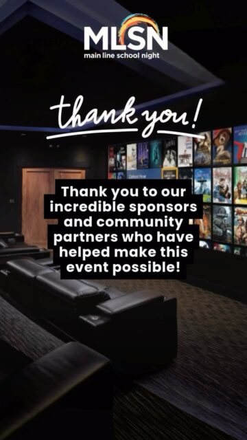 We’re so excited for tonight’s sold out, members only event, Return to the Spotlight with Brad Ingelsby ✨

A heartfelt thank you to our incredible sponsors and community partners:
Presenting Sponsor: Compass | Karen Strid Team @karker14 @mainlinedreamhouse 
Valet Sponsor: Jaguar Land Rover Main Line @landroverjaguarmainline
Event Sponsor: Eadah Enterprises @eadehenterprises 
In-Kind Sponsors: Koren’s Kitchen, Sean Minor Wine, Moss & Meadow Florists @korenskitchen_ @seanminorwines @mossandmeadowflowers 
Event Partners: Savvy Main Line, World Wide Stereo, and Leslie Padilla PR @savvymainline @worldwidestereo @lesliegrosspadillapr @leslie_padilla_pr 

We’re grateful for their generosity and support in making tonight possible and for championing lifelong learning on the Main Line and beyond!