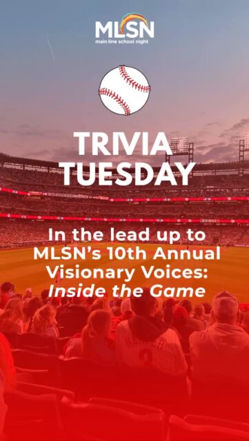 ⚾ TRIVIA TUESDAY ⚾

In the lead-up to our 10th Annual Visionary Voices: Inside the Game, here’s some @phillies trivia…

What year did the Philadelphia Phillies win their first World Series?

A) 1976
B) 1980
C) 1983
D) 1993

👇 Drop your guess below

At Main Line School Night, we’re all about learning something new, even when it comes to Philly sports history.

Step Inside the Game on Monday, May 11 at the Mullen Center at Villanova University for a one-night-only conversation with John Middleton and Jayson Stark on leadership, legacy, and the power of team.

🍸 Make a night of it at The Refectory, or upgrade to the MVP Terrace Reception

🎟️ Tickets are limited. RESERVE YOUR SEAT NOW: https://bit.ly/3NkL2X8

A special thank you to our presenting sponsor Penn Medicine, and to our valued sponsors and partners including the Philadelphia Phillies, Villanova University, Savvy Main Line, Main Line Today, Radnor Township, Haverford Trust, Independence Blue Cross, Dinsmore & Shohl LLP, Stone Pine Financial, Main Line Chamber of Commerce, and Wayne Business Association.