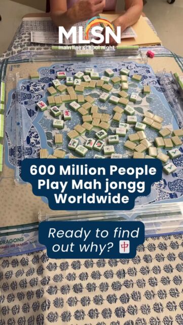 600 million people play Mah jongg worldwide. Ready to find out why? 🀄

Our Just Added online Mah Jongg beginner class starts Thursday, 5/7 and lets you learn this beloved game from anywhere. Perfect for busy schedules, lifelong learners, and anyone ready to try something new.

✔ Learn online from anywhere
 ✔ Build strategy and skill
 ✔ Discover a game loved around the world

Click https://bit.ly/4eXc2qS to register! 
•
•
•
#MainLineSchoolNight #MLSN #MahJong #LifelongLearning #AdultClasses #MainLinePA